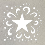 Fliegender Stanzer Stern mit Ornament
