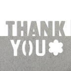 Bordüre Stanzer "Thank you" L