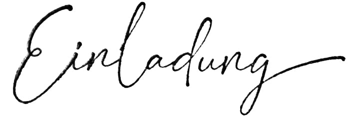 Le Stempel Einladung d'Artoz Papier AG représente le mot "Einladung" en élégante cursive noire sur fond blanc, idéal pour personnaliser vos Einladungskarten ou ajouter du style à vos Bastelarbeiten.
