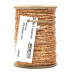 Eine 20-Meter-Spule Geschenkband Peach von Artoz Papier AG, hergestellt aus 80% Jute und 20% Polyester-Lurex. Das Etikett zeigt die Marke, den Barcode und die Produktinformation.
