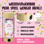 Canon à confettis Happy Birthday Girl