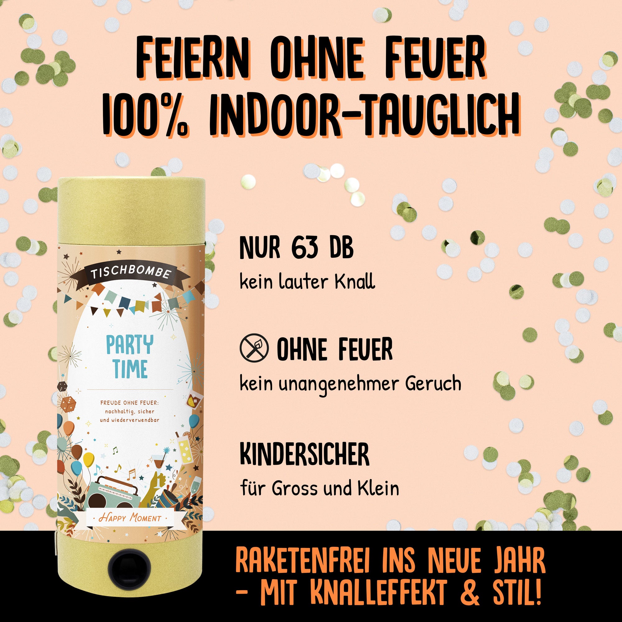 Tischbombe Party Time