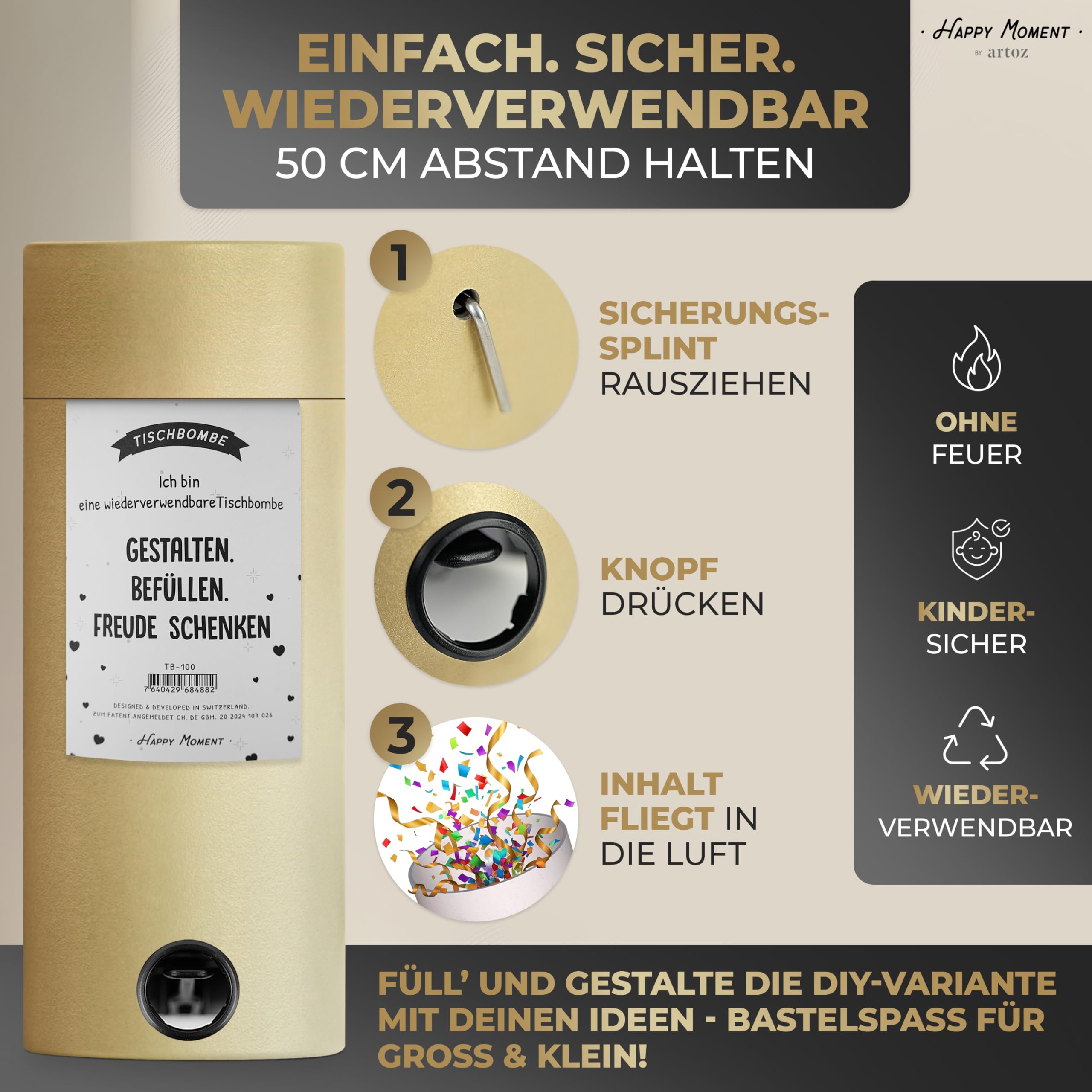 Tischbombe DYI - bastle dein eigenes Design