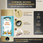 Tischbombe "Happy Birthday" 3er Set