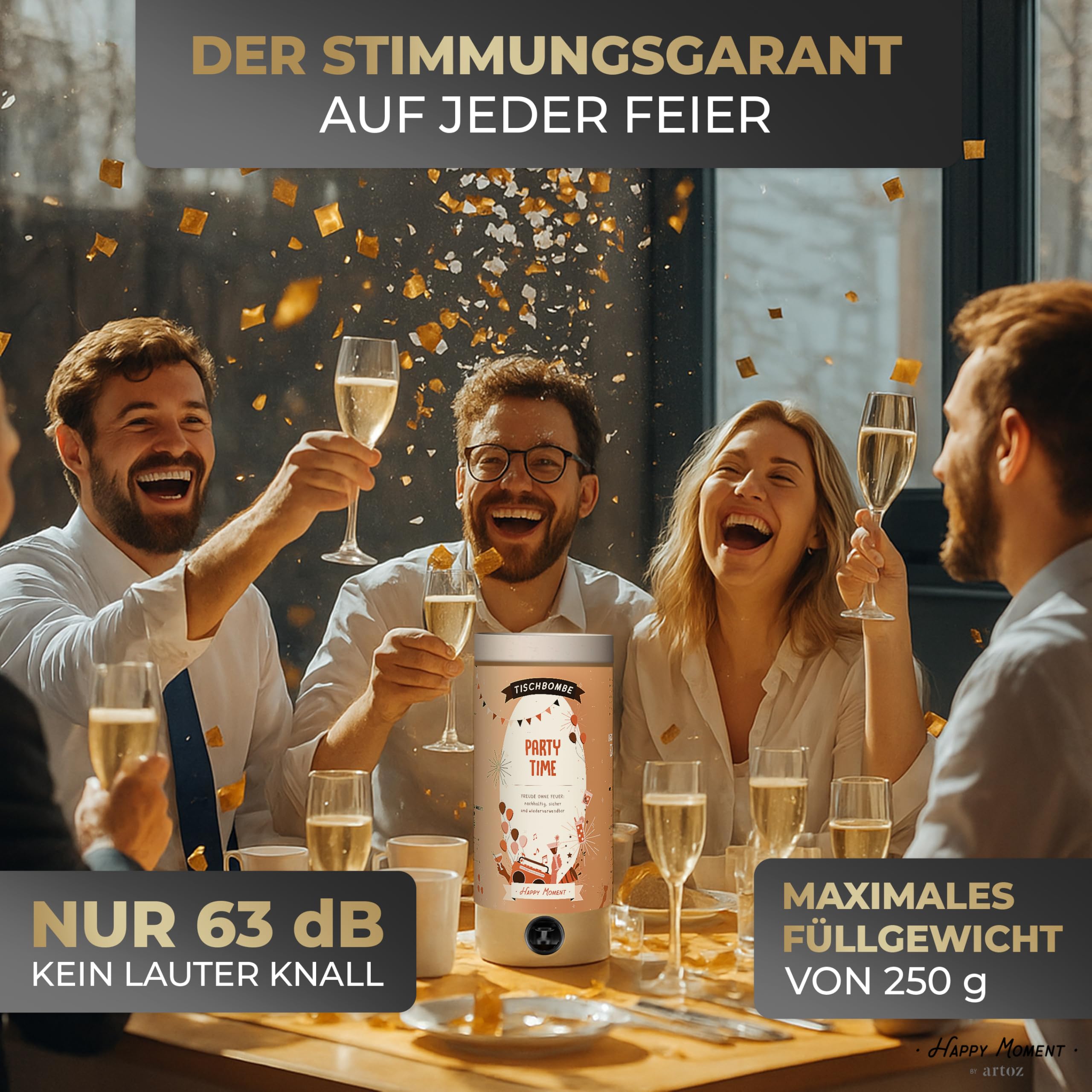 Tischbombe Party Time
