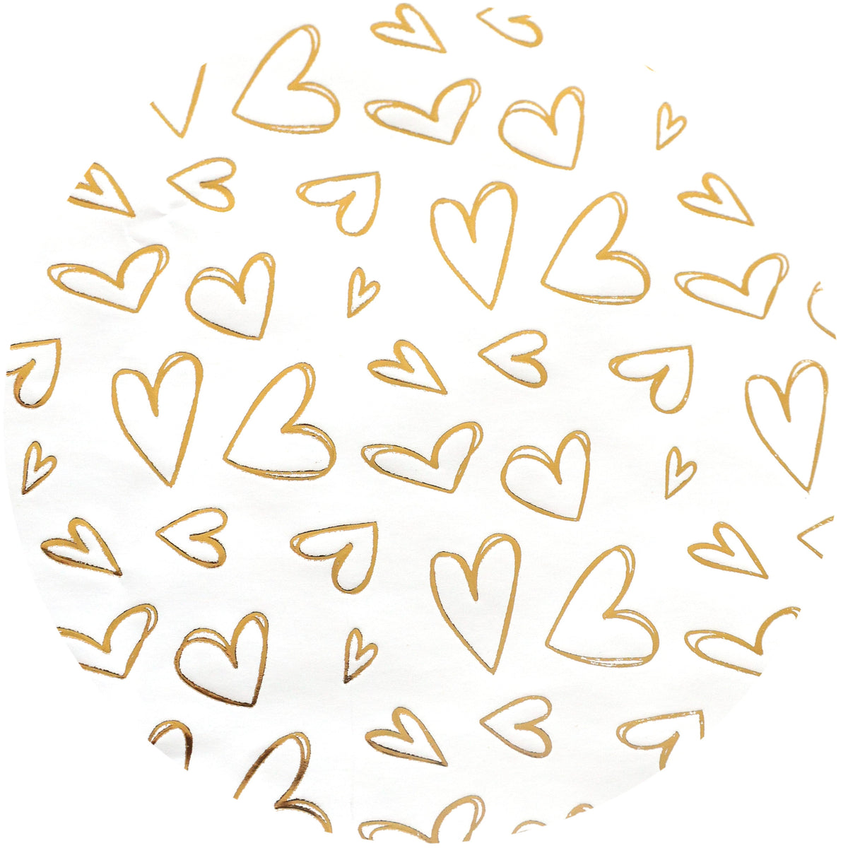 Emballez vos cadeaux avec le motif joyeux et ludique du rouleau de papier cadeau « Geschenkpapier Rolle - blanc/or » assorti à la boîte de recharge « Geschenkpapier Nachfüllbox » d'Artoz Papier AG : son fond blanc parsemé de cœurs dorés dessinés à la main de différentes tailles en fait le choix idéal pour emballer vos cadeaux ou recharger votre boîte de recharge « Geschenkpapier Nachfüllbox ».