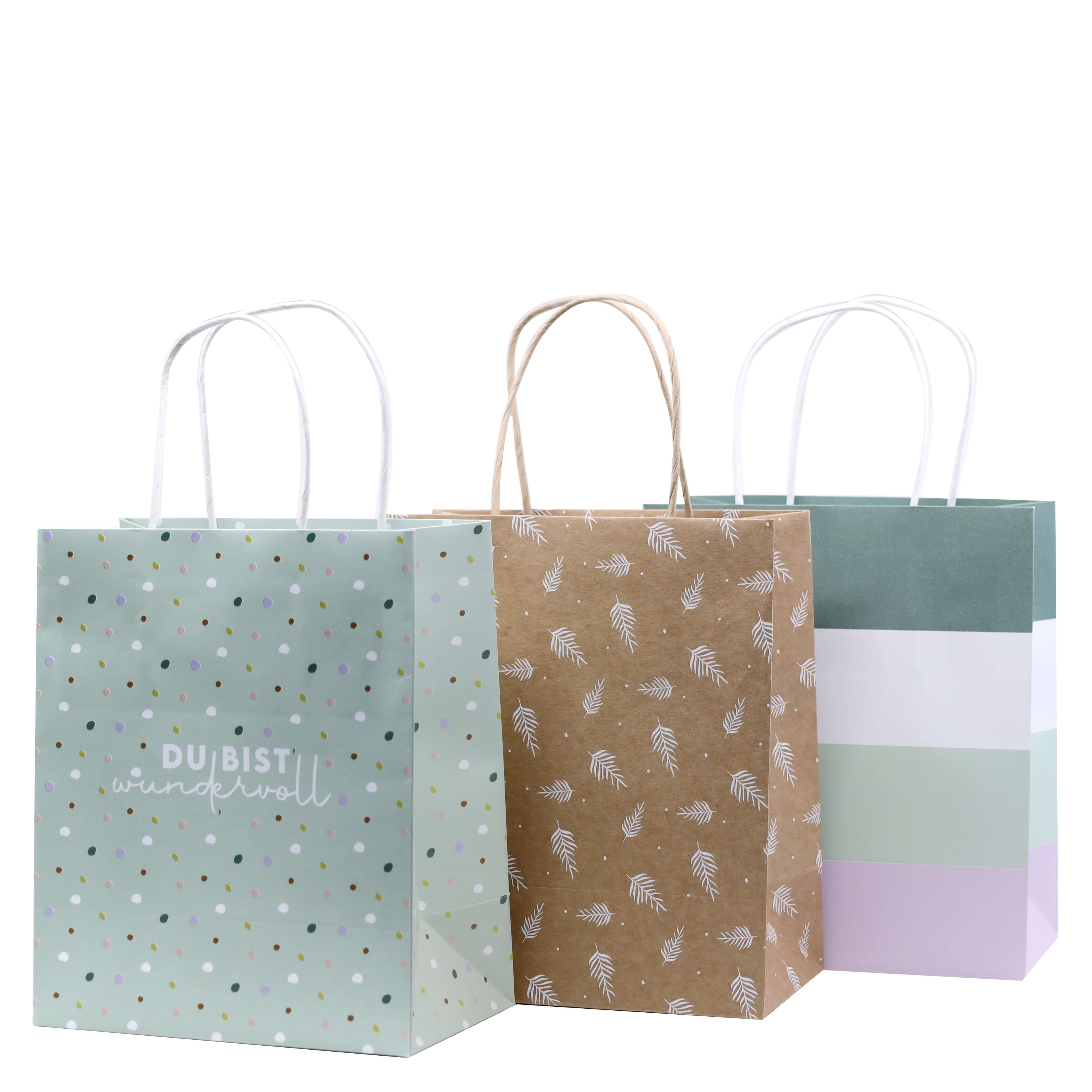 Geschenktaschen-Set "Du bist wundervoll"