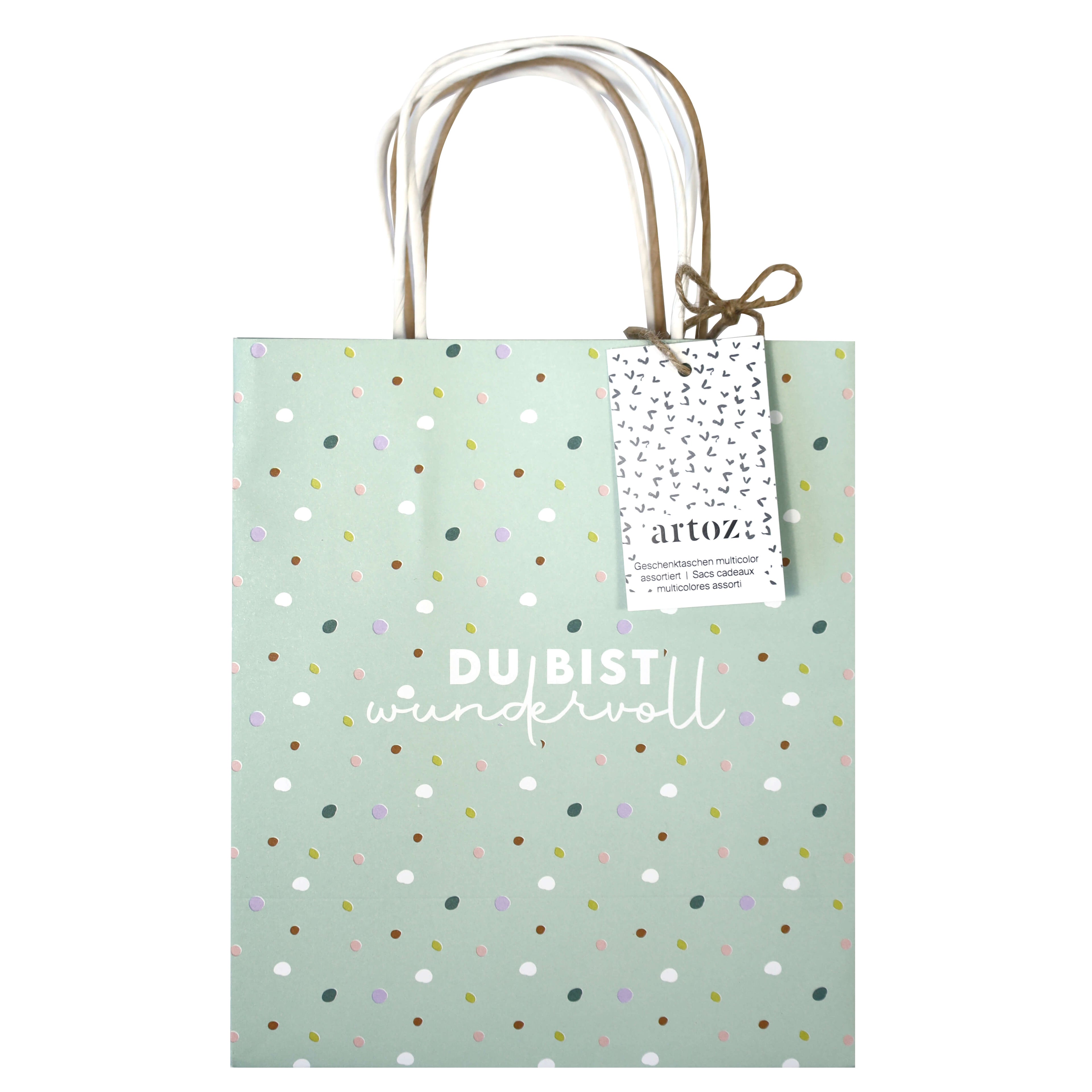 Geschenktaschen-Set "Du bist wundervoll"