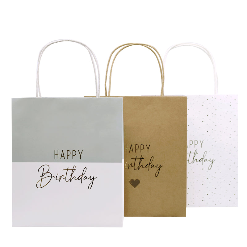 Geschenktaschen-Set Happy Birthday (198)
