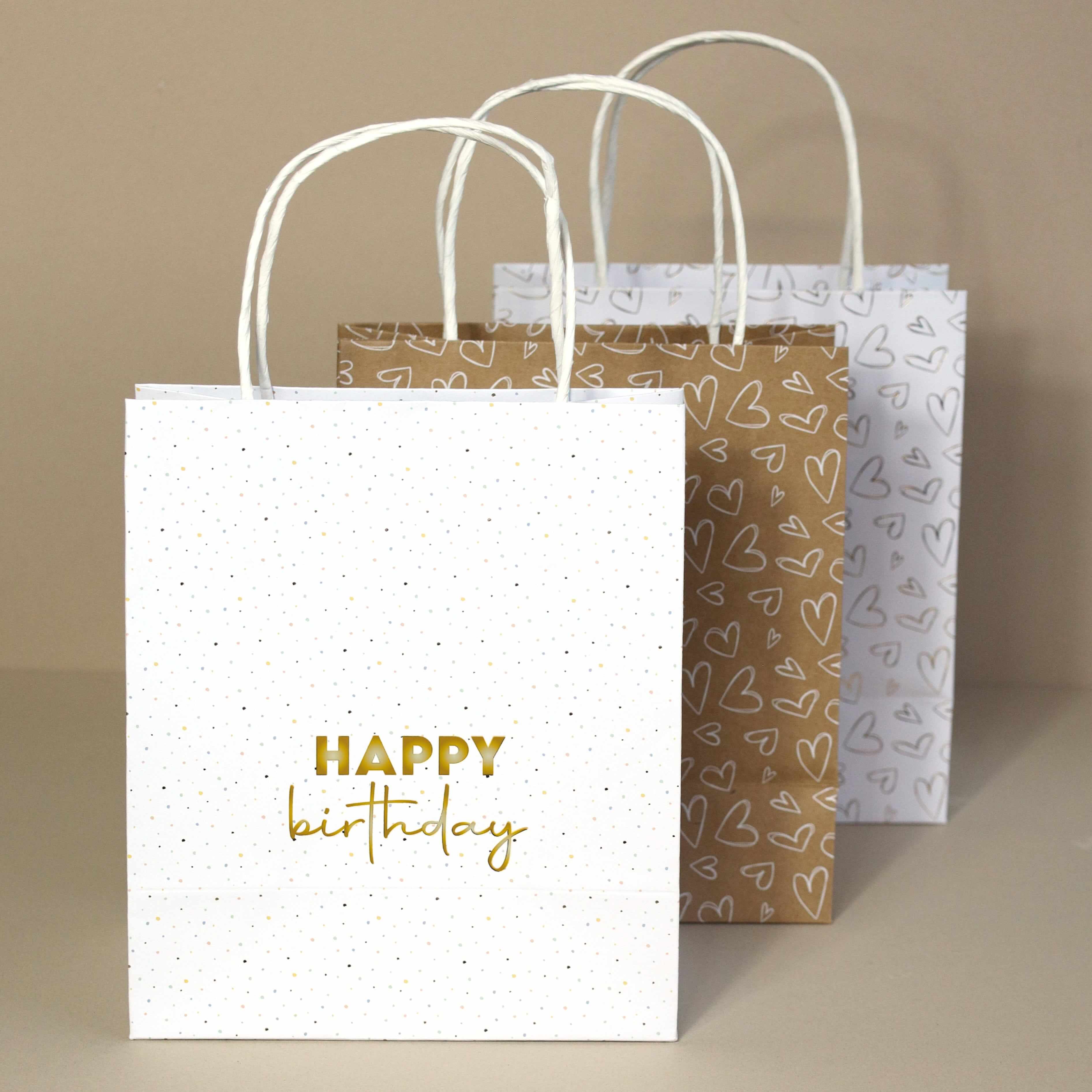 Geschenktaschen-Set Happy Birthday (369)