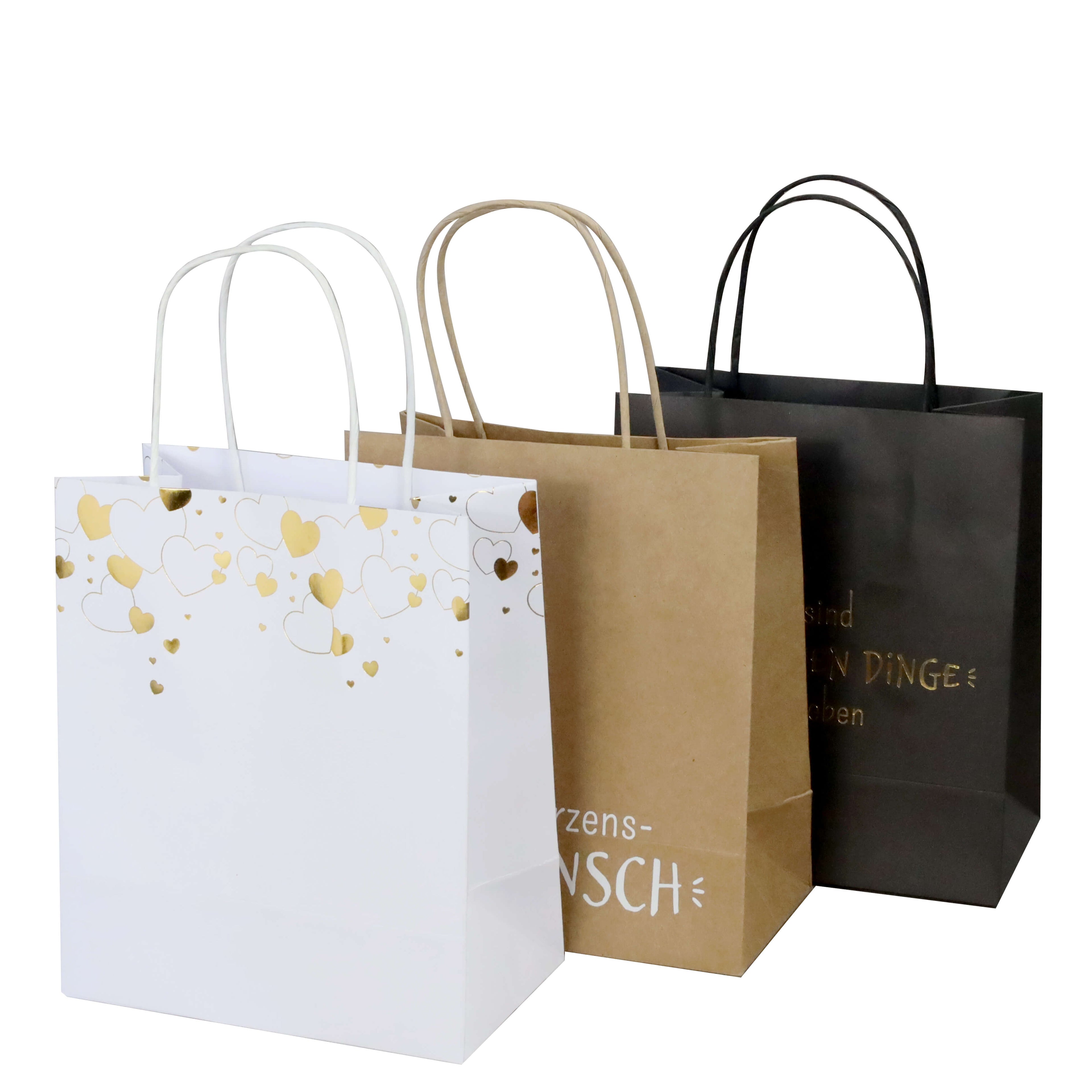 Geschenktaschen-Set "Herzensmensch"