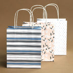 Geschenktaschen-Set mit Pflanzenmuster (333)