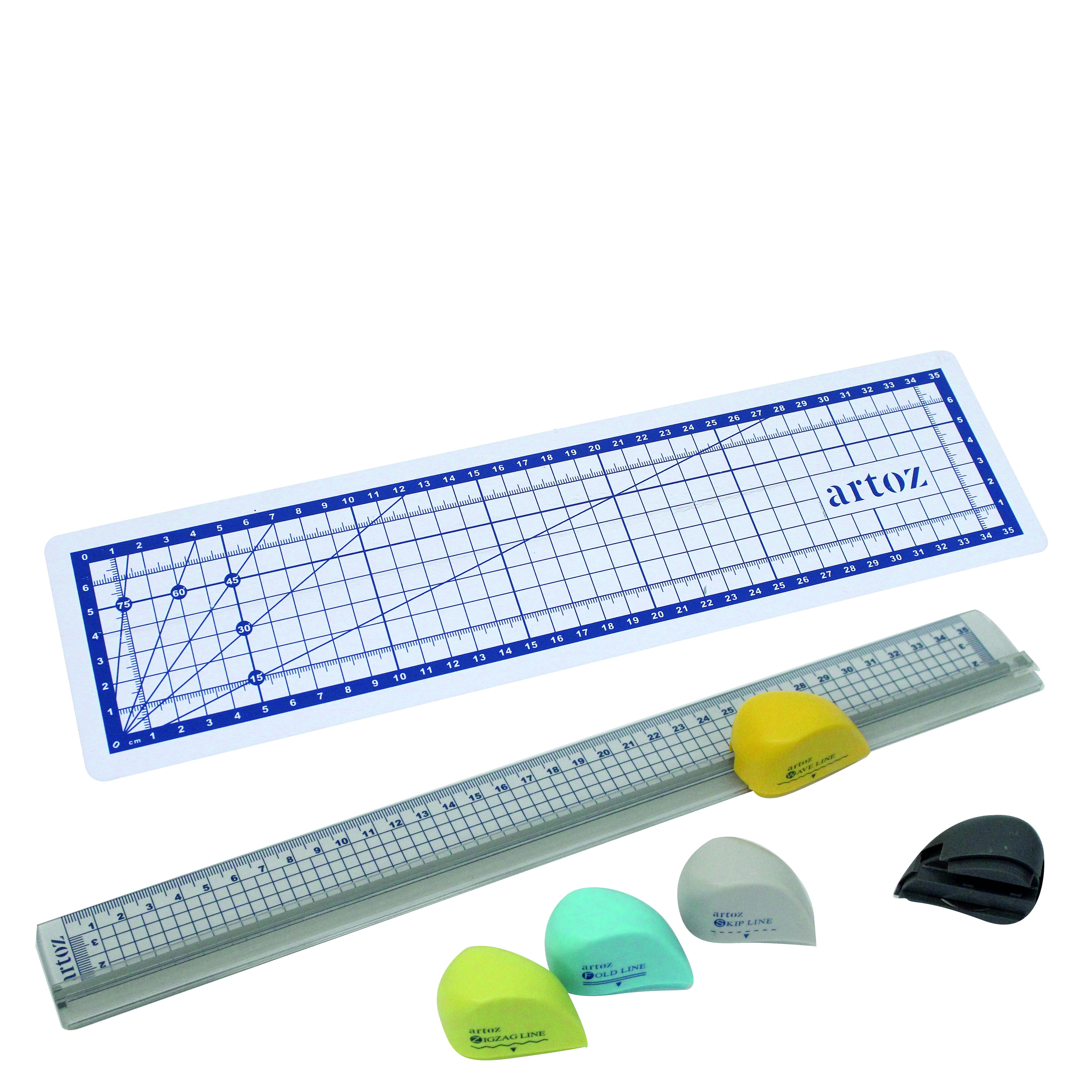 Lineal Schneideset 7-teilig