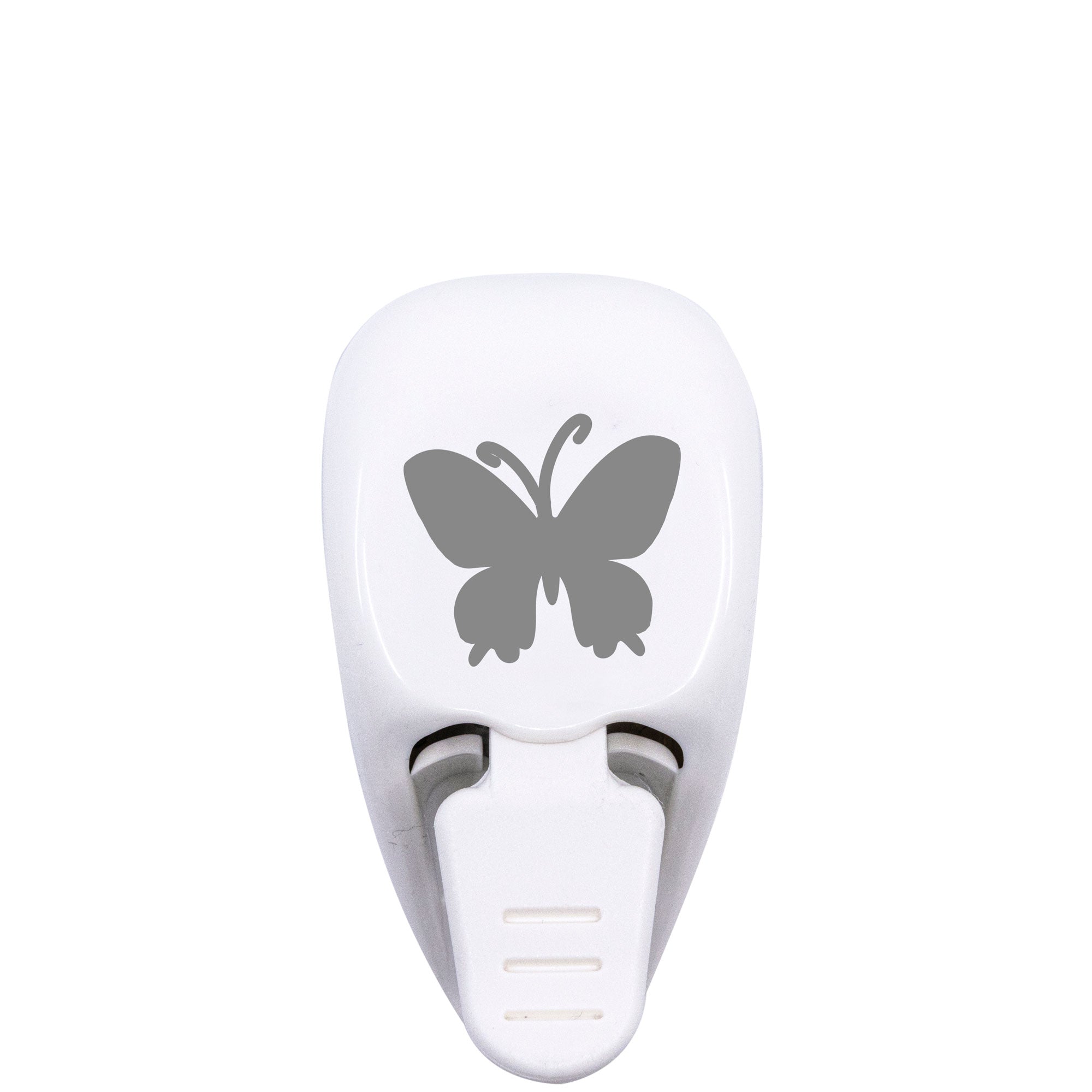 L'Artoz Papier AG Stanzer S Schmetterling est une perforatrice en papier blanc avec un motif de papillon gris, idéal Bastelzubehör for Karten gestalten. Elle permet de créer de magnifiques découpes en forme de papillon pour vos projets créatifs.