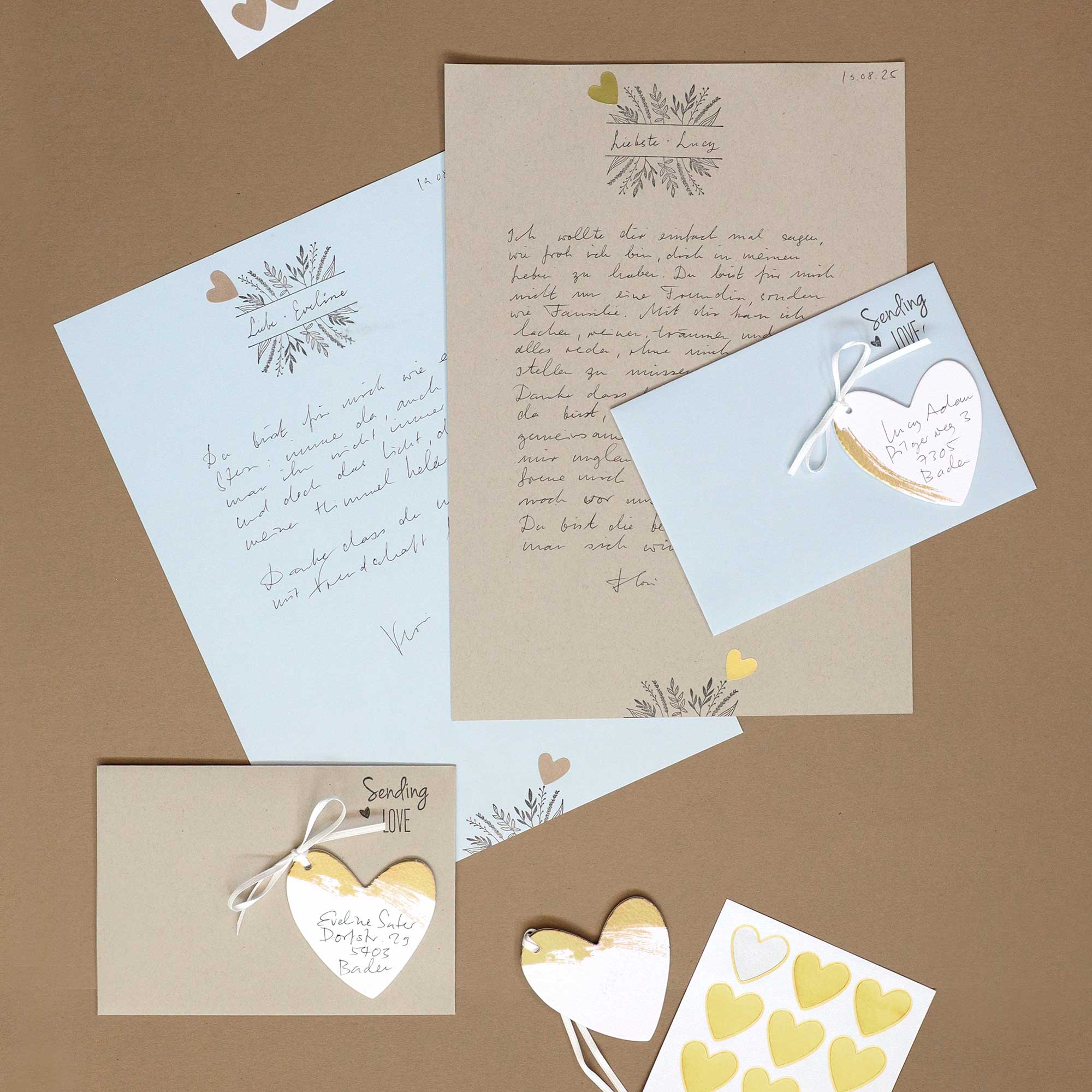 Stempel Deko für Text