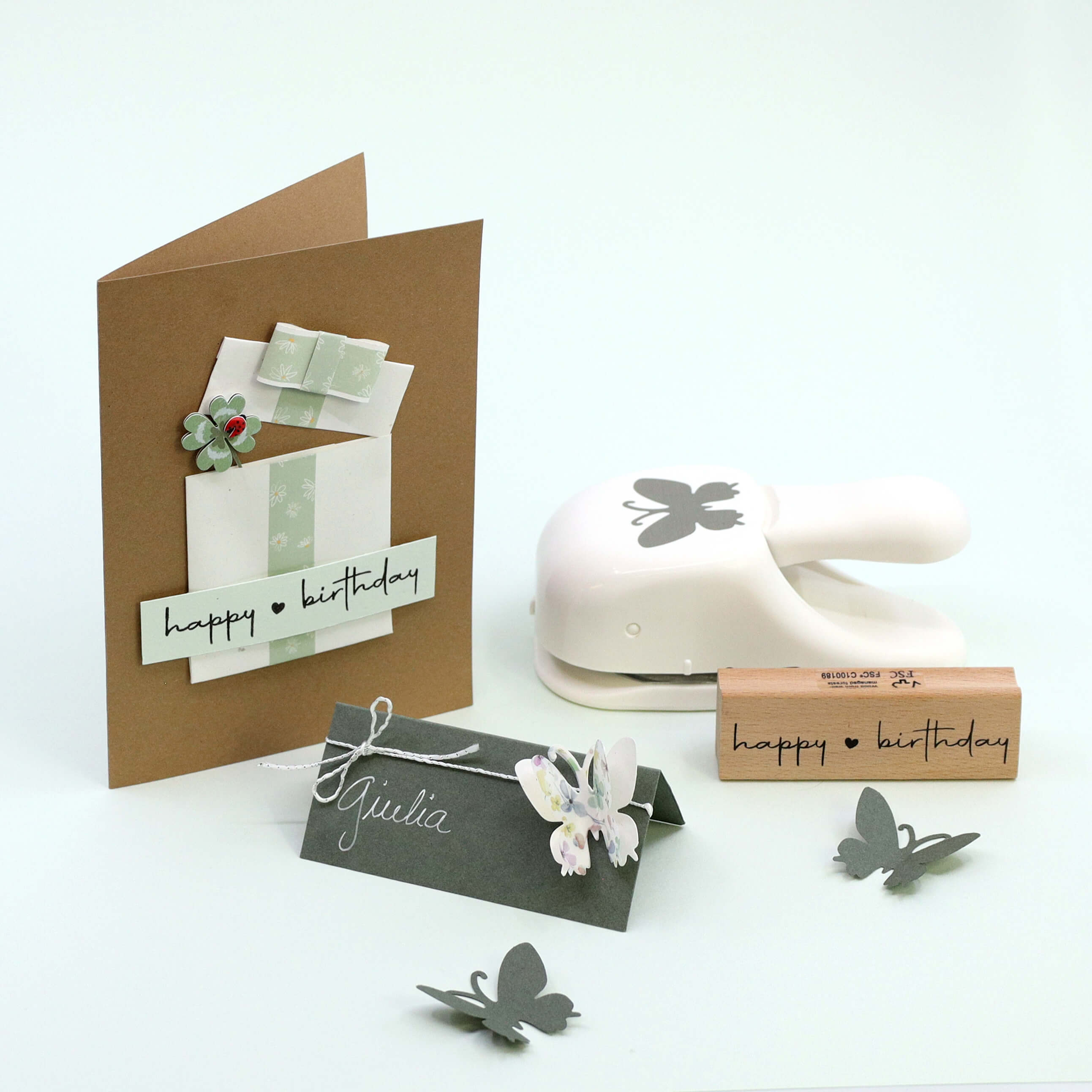 Stempel Happy Birthday