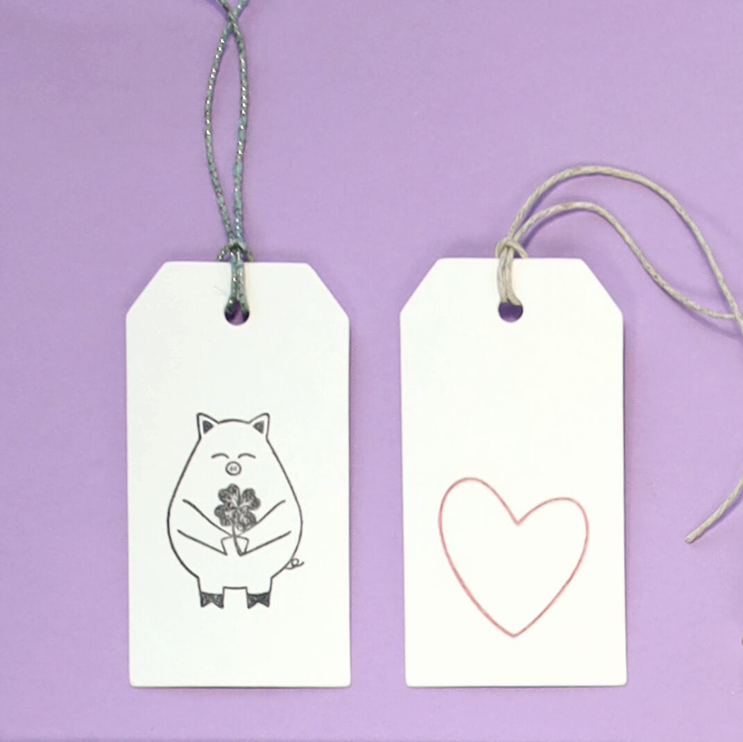 Stempel Herz asymetrisch