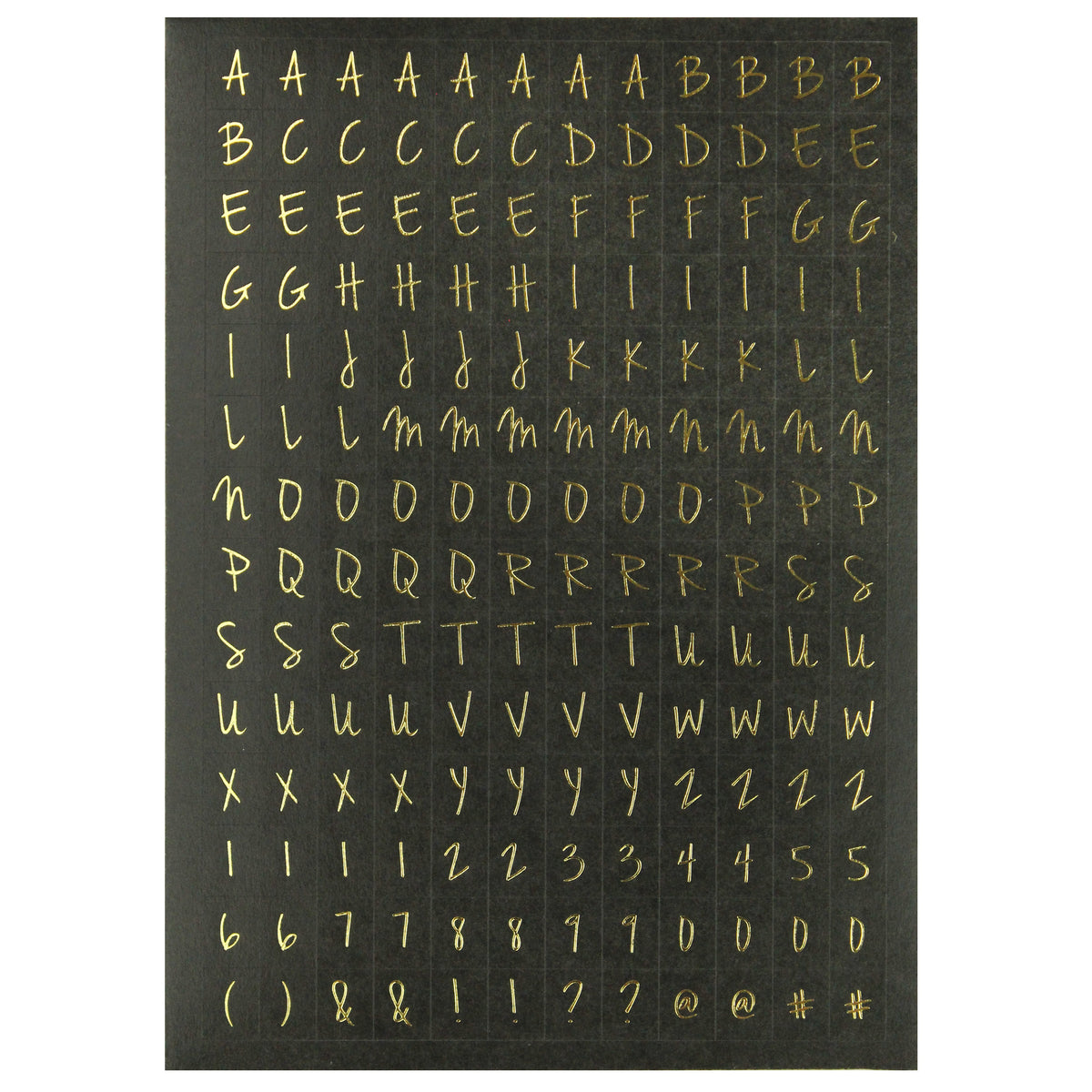 Artoz Sticker Alphabet
