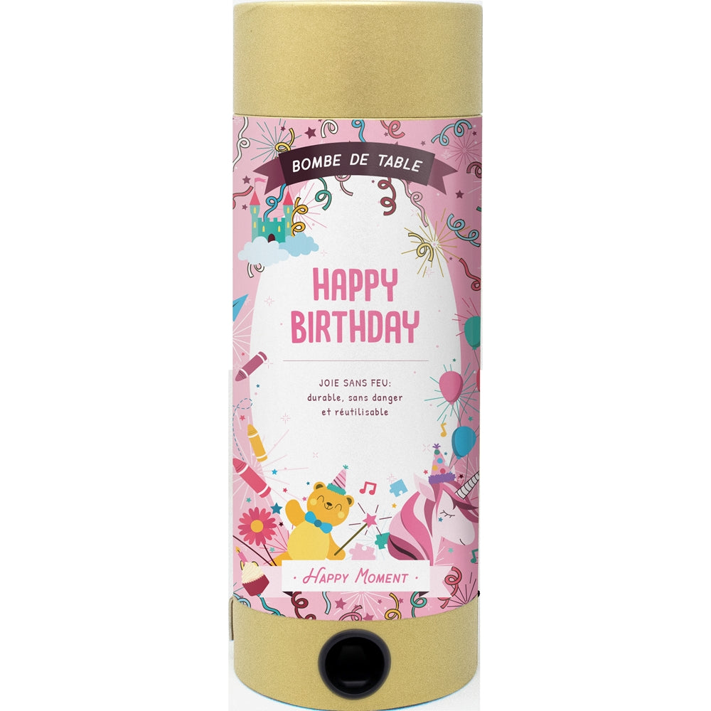 Tischbombe Happy Birthday Girl