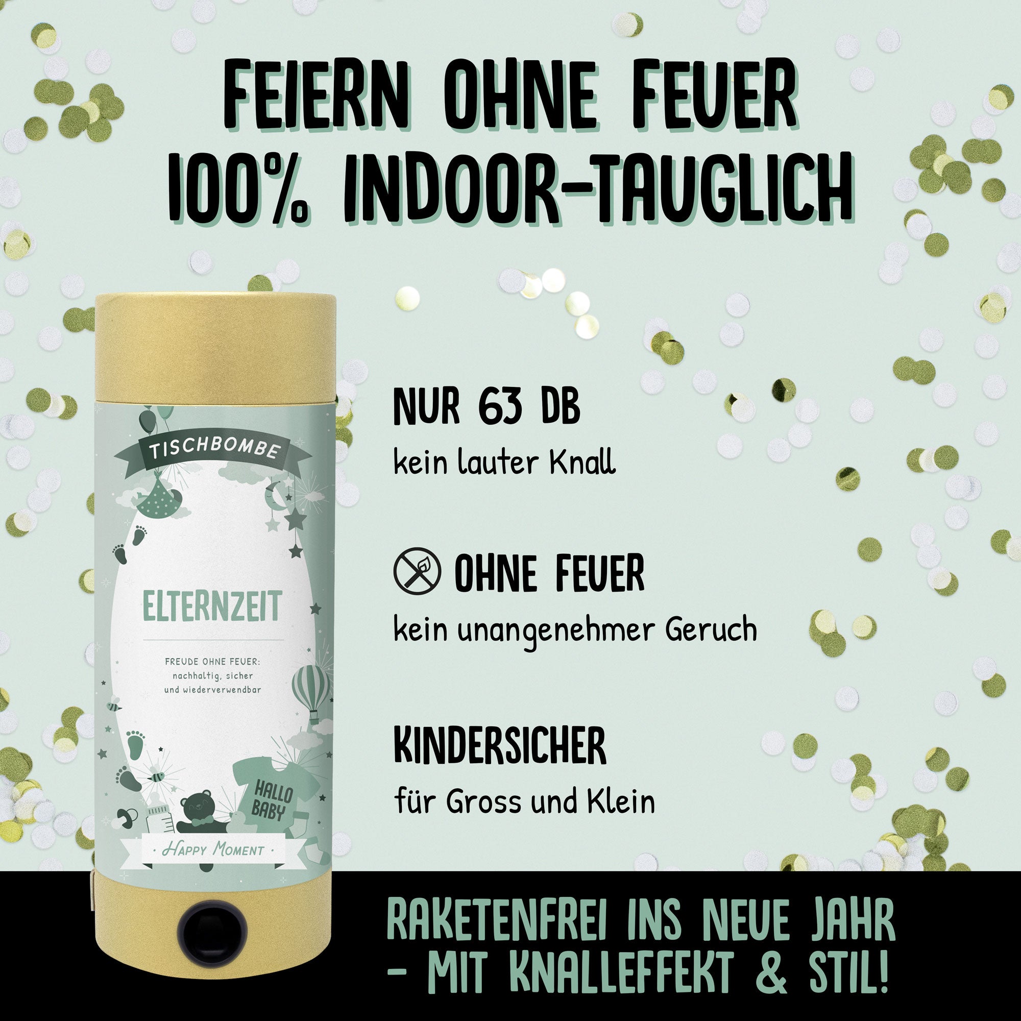 Tischbombe Elternzeit