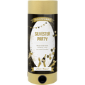 L'Artoz Papier AG Tischbombe ohne Feuer - Silvester Party est un party popper cylindrique or et noir avec des icônes festives et un texte en allemand. Il s'agit d'une Tischbombe sichere, wiederverwendbare, parfaite pour toutes les célébrations.